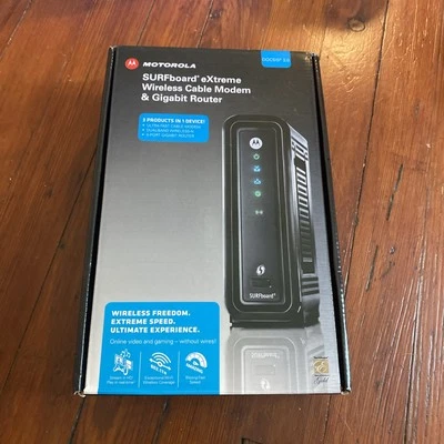Motorola SBG6580 Wireless Cable Modem Router Internet WiFi  - Image 1 of 4
