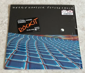 1983 HERBIE HANCOCK LP Future Shock SHRINK! Hype Sticker Columbia 1st Pressing - Picture 1 of 6