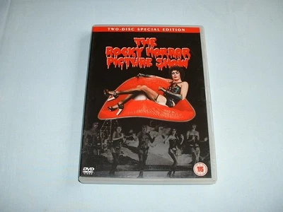 THE ROCKY HORROR PICTURE SHOW UK 2 DISC DVD Release (1975 MOVIE/FILM/TIM CURRY) - Image 1 of 2