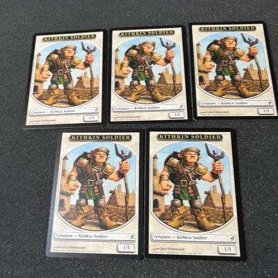 Kithkin Soldier Token 3/11 Magic The Gathering Mtg Lorwyn Card 5 - Image 1 of 4