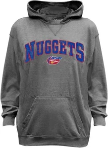 NBA Denver Nuggets Unisex Long Sleeve Distress Pull Over Hoodie, Char/Hthr Med - Picture 1 of 1