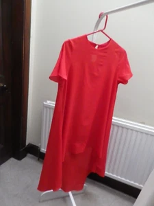 Dress Size Large Red with Short front and long back - Picture 1 of 1