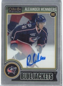 2014-15 O-Pee-Chee Platinum Rookie Autographs #RA4 Alexander Wennberg - Picture 1 of 2