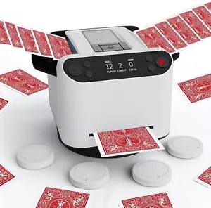 Automatic Card Shuffler and Dealer 2-in-1 MAX VI for 2-12 Players for UNO, Taco - Picture 1 of 7