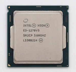 Intel Xeon E3-1270 V5 3.60GHz Quad-Core 8MB LGA 1151 Processor P/N: SR2CP Tested - Picture 1 of 2