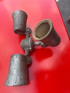 Vintage M. B. Austin Oil Gas Service Station 3 Way Pump Island Light Fixture - Picture 1 of 9