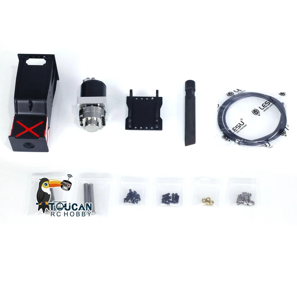 LESU 1/14 Metal Hammer for Hydraulic RC Excavator AC360 ET26L ET30H LR945 Digger - Image 1 of 4