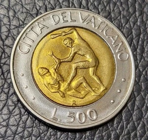 1995 Vatican City 500 Lira Coin - Picture 1 of 2