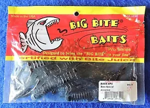 1pk (5pc) 4.25" Bass Special Maroon Big Bite Baits Pro Series Game Fishing NIP - Picture 1 of 1