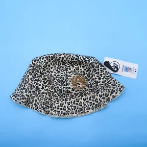 '47 Brand Auburn Tigers Bucket Hat Womens Brown Leopard One Size Adult Cap NCAA - Picture 1 of 7