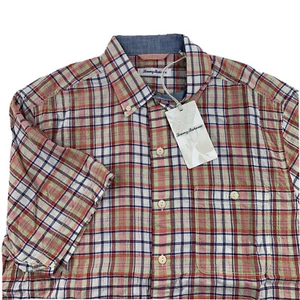 Tommy Bahama Camp Hemd Pariano kariert hell Havanna T322471 Neu Medium M - Bild 1 von 6