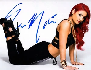 WWE Total Divas Eva Marie Signed 8x10 Photo COA - Picture 1 of 1