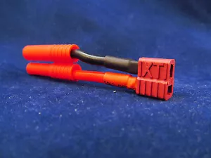 HXT 4 mm Bullet Stecker/Buchse auf Dean Buchse T-Stecker T-Stecker Adapter 12 AWG 1 Stck. - Bild 1 von 4