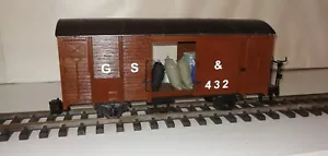 G Scale Box Car with Sliding Doors and Cargo Load GS&WR No. 432 G Gauge - Picture 1 of 8