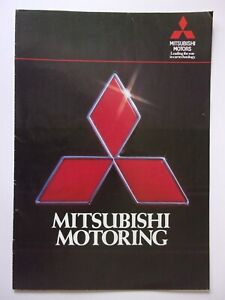 MITSUBISHI COLT orig 1985 UK Mkt Sales Brochure - Lancer Shogun Starion Galant