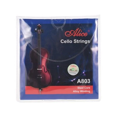 MUTA CORDE VIOLONCELLO 3/4 - 4/4 ALICE A803 ANIMA ACCIAIO - Immagine 1 di 4