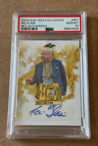 2023 Leaf RIC FLAIR Wrestling SIGNED Autographed AUTO Card PSA 10 Ltd Ed # 31/47 - Picture 1 of 10
