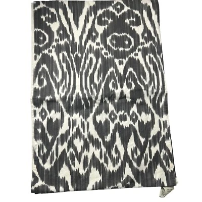 Pottery Barn Table Runner Paisley Zia Black Beige Long 18”x108” Farmhouse *Read - Image 1 of 4