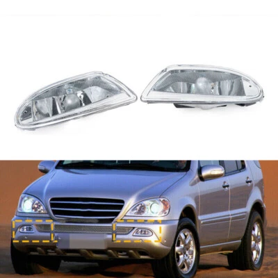 Par de faros antiniebla delanteros para Mercedes Benz W163 ML350 ML500 ML430 Foto 1 de 4