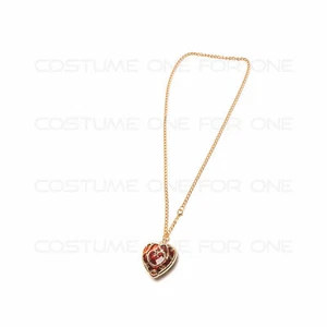 High Quality The Legend of Zelda Heart Golden Pendant Necklace New - Picture 1 of 4