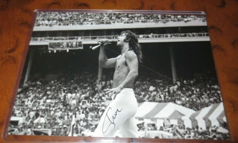 Steve Walsh Kansas lead singer signed autographed photo Dust in the Wind Cover
