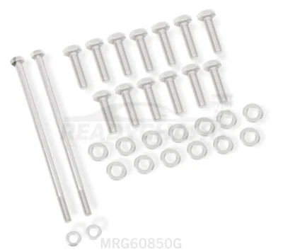 Fits MrGasket Oil Pan Bolt Set - GM LS Engines S/S 60850G - Image 1 of 2