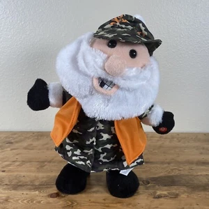 Gemmy Camuflaje Papá Noel Cazador Baila y Canta “12 Días de Navidad Redneck” Diversión - Imagen 1 de 6