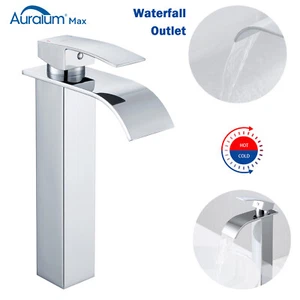 Rubinetto lavabo bagno rubinetto cascata lavabo monocomando miscelatore - Foto 1 di 11