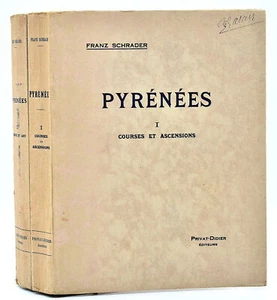 Franz Schrader : PYRENEES. 2 vol. 1936, Pyrénéisme - Bild 1 von 3
