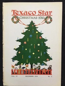 Texaco Star Magazine 1916 Christmas Issue-Texaco Baseball Team - Imagen 1 de 9