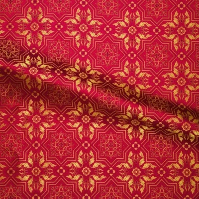 Vestimenta de brocado litúrgico de iglesia cristiana tejida en Grecia 150 cm de ancho envío y devolución gratuitos Foto 1 de 4