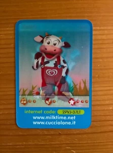 Walls Cucciolone trade card: Musical Cow no. 6 Kelvis tilt lenticular (Italian) - Foto 1 di 2