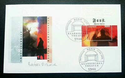 [SJ] Germany Classic Theatre Wilhelm Tell and Faust II 2004 Movie Film (FDC) - Image 1 of 4