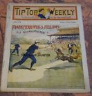 TIP TOP WEEKLY #284 GREAT BASEBALL COVER S&S 1901 DIME NOVEL STORY PAPER