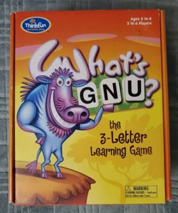 What's GNU? Game the 3 Letter Learning Word Game Ages 5-8 ThinkFun Educational - Picture 1 of 3