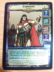 Conan the Bold FOIL Conan CCG Fixed OOP Core Edition 2006 - Picture 1 of 1