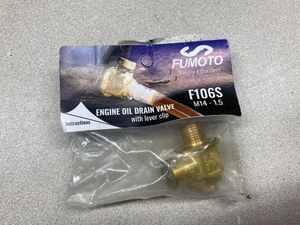 F106s: Short Nipple Oil Drain Valve with M14-1.5 - Picture 1 of 11