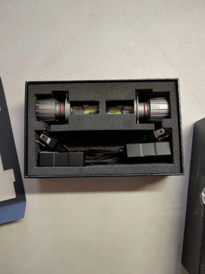 Lasfit LED Headlight Bulb High Low Beam Fog H11 H9 H13 9005 9006 9012 H7 H4 9007 - Image 1 of 2