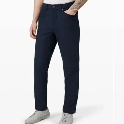 Lululemon ABC Pant Relaxed Warpstreme True Navy 33x28 - Image 1 of 4