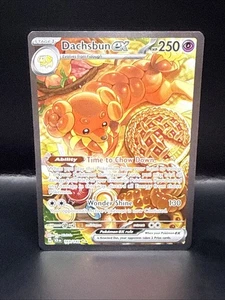 Pokemon Dachsbun ex 169/142 Sv07: Stellar Crown Holo C - Imagen 1 de 5