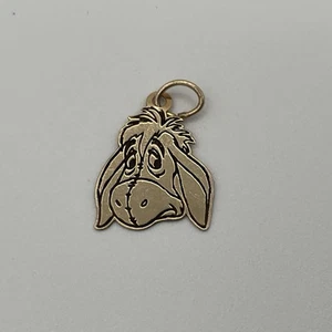 14k Gelbgold Disney Eeyore Anhänger Charm Winnie Puuh Van Dell - Bild 1 von 8