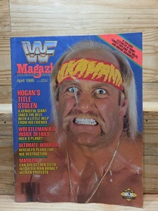 WWE WWF WRESTLING APRIL 1988 MAGAZIN HULK HOGAN  - Bild 1 von 13