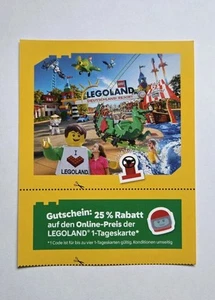 Gutschein Legoland Deutschland ab 29 EURO auf Tageskarte bis 4 Pers. - Bild 1 von 2