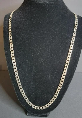 COLAR DE PRATA ESTERLINA VINTAGE 19,63 GRAMAS MEXICANO 925  - Imagem 1 de 4