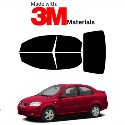 Precut Window Tint For Pontiac Wave Sedan 05-08 Stable Ceramic Made With 3M - Image 1 of 4