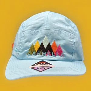 Pukka Headwear Caramella 5 Panel Hat Flexible Visor Embroidered Strapback NEW - Picture 1 of 19