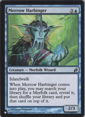 MTG Normal Merrow Harbinger U The List Reprints 73/301 NM - Image 1 of 2