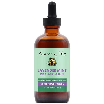 Sunny Isle Lavender Mint Hair and Strong Roots Oil 4oz - Image 1 of 4