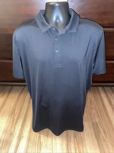 Mizzen Main Shirt Men's Size XL Phil Mickelson Black Stretch Golf Polo - Picture 1 of 7