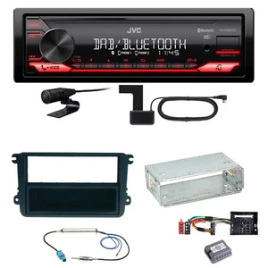 JVC KD-X282DBT Bluetooth DAB Einbauset für Seat Leon Altea XL Alhambra - Bild 1 von 1